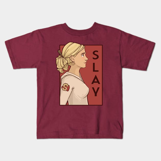 Slay Kids T-Shirt by KHallion